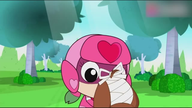 开心宝贝:一听说要吃甜心超人做的点心,小狗狗马上就跑了!