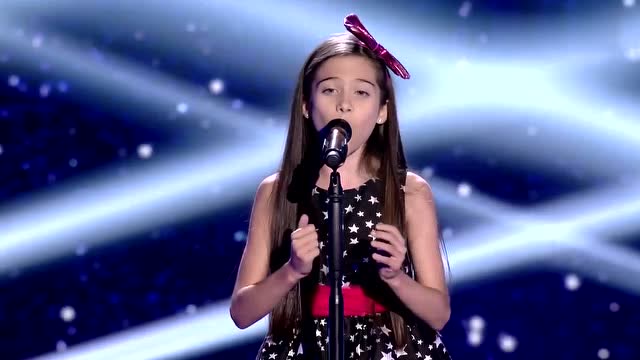 西班牙儿童好声音!7岁小女孩美声天使嗓音演唱《今夜无人入睡》