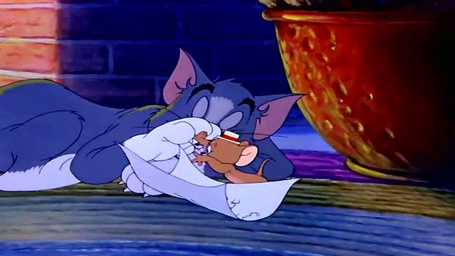 猫和老鼠,杰瑞要离开了,离开之前还给汤姆留了一封信