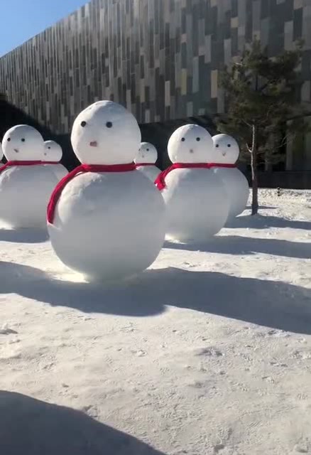 北方人堆雪人是批量生产,南方人堆雪人是限量绝版,太逗了!