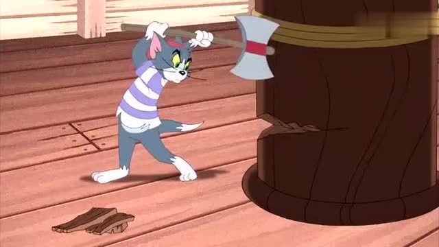 加勒比海盗:老司机汤姆猫变身海盗,与杰瑞争夺藏宝图!