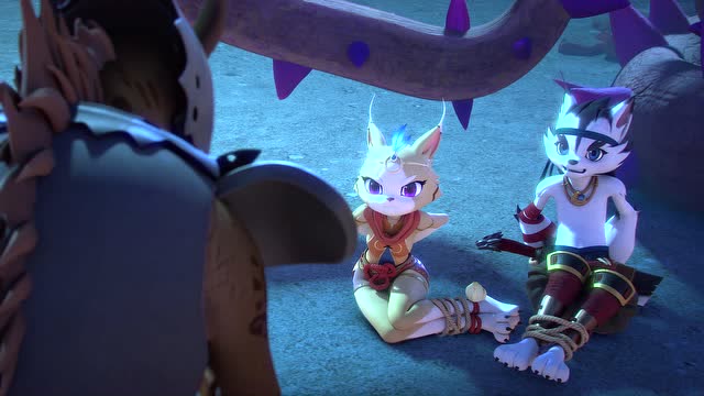 巨兵长城传 048 狼大娘食欲大发,洗月小野陷入被吃危机