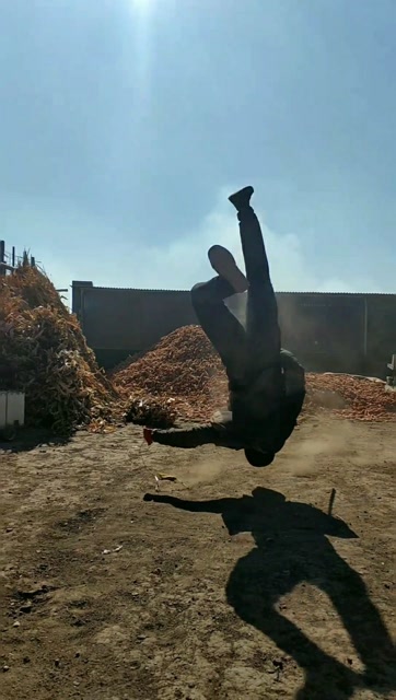 农村小伙自学功夫