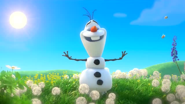 冰雪奇缘:一个雪人竟然喜欢夏日的阳光