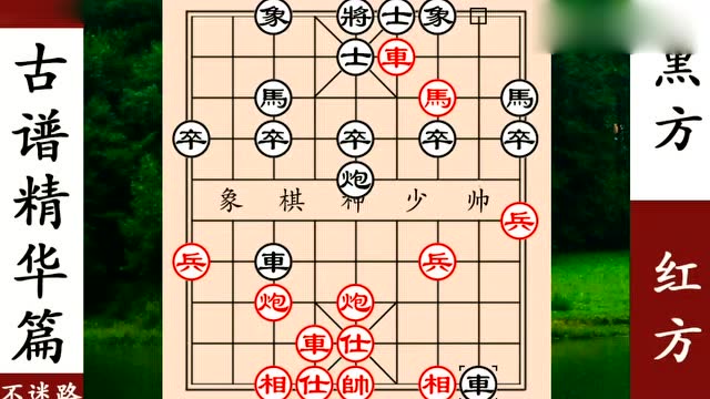 象棋招数:自出洞来无敌手七,横车破顺炮背向补士