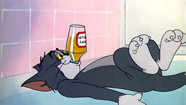 猫和老鼠:喝醉后的汤姆和杰瑞成为了好朋友