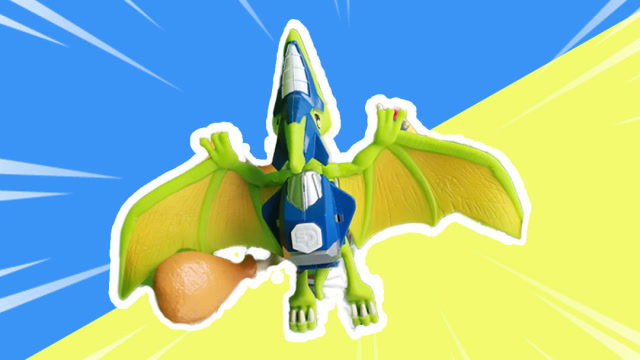 趣盒子玩具大侠  恐龙救援队玩具分享超帅翼龙救援装置