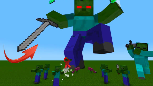 我的世界:如何打败僵尸泰坦?