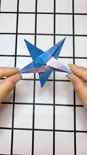 教你折海星折纸呀