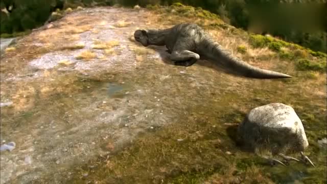 特暴龙母亲保护小暴龙,不愧是特暴龙,气场太强大了