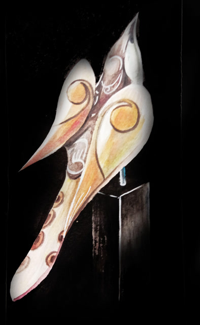 手绘木雕,就这样静静的望着你