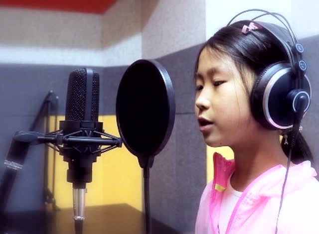 徵羽传媒录音棚 声声慢 杨谨菡演唱