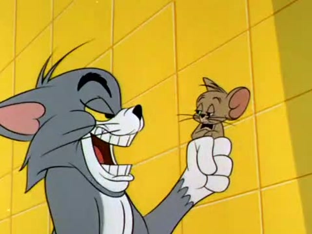 汤姆抓到杰瑞,脸上露出胜利的笑容,下一秒却见证神奇一幕!