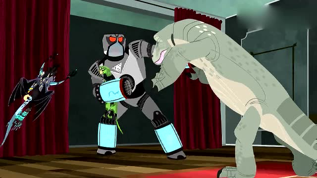 动物兄弟:马丁接住小狼后,变身成为四不像,真是太搞笑了