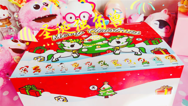 tokidoki圣诞系列盲盒分享,超有设计感!