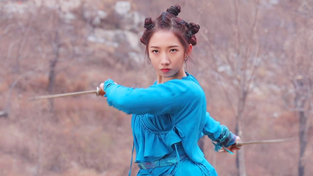 孟美岐版碧瑶最新造型雷人,眼神太犀利就如一个反派