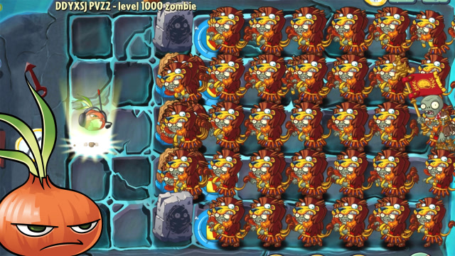 1000罗马小鬼僵尸疯狂来袭,999999级眩晕洋葱:一株就搞定你