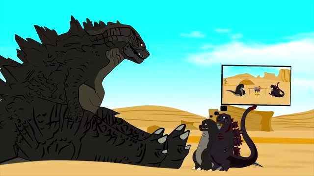 《怪兽恐龙王国》霸王龙抢了烤鸡,恐龙兄弟搬救兵对付他