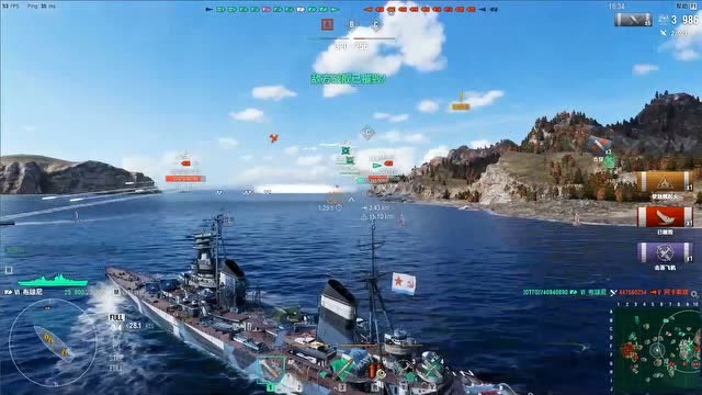 战舰世界:苏联巡洋舰布琼尼,残血还能到处浪,是个狠人!