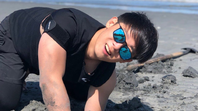 陈瑞豪挖象拔蚌,收获多多满载而归啊