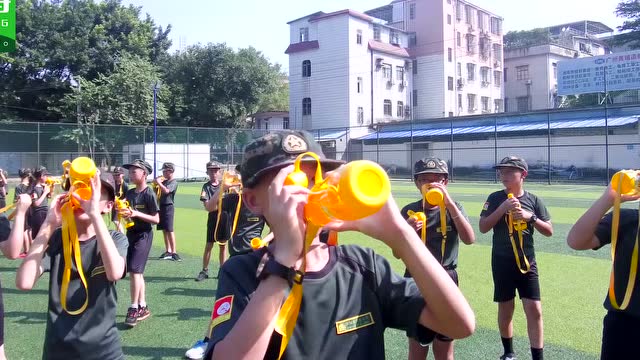 黄埔军校军训彪将军事夏令营-日常训练