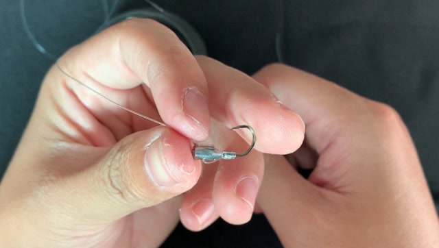 钓鱼人常用的朝天钩绑法,简单易学不切线,钓鲫鱼好用!