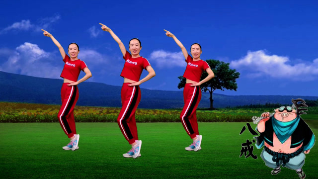 火爆健身舞《八戒》简单3组动作,早晚扭扭晃晃,减压减脂助睡眠