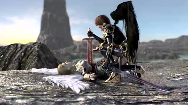 雄兵连:天使追是不败之躯,若宁生怕她再站起来,不停踹她的身体