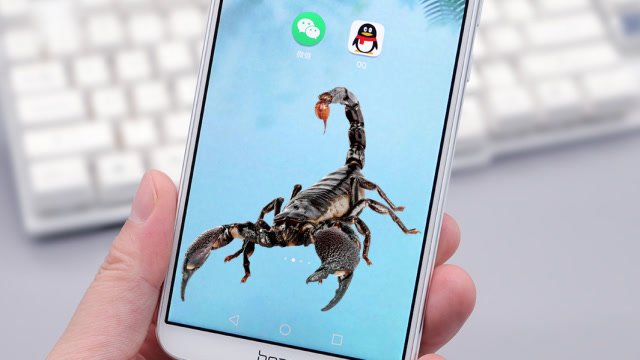 在手机屏幕上养几只毒蝎子,别人一动你手机它就爬出来,真刺激