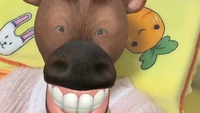 好大一头驴,不知道你媳妇的嘴型对的上没!