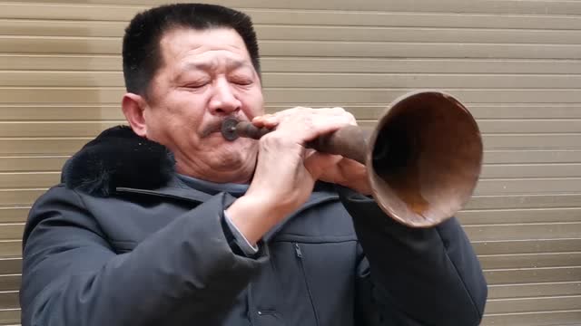 唢呐王小赵五演奏凡子调吹的超带劲