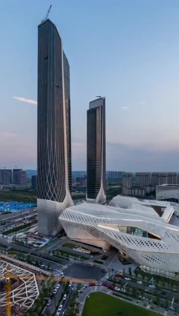 南京双子楼南京眼昼夜美轮美奂