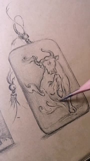 玉雕设计稿之生肖牛