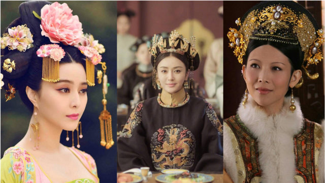 那些演过皇后的女星,蔡少芬演技炸裂,不施粉黛也美得不像话!