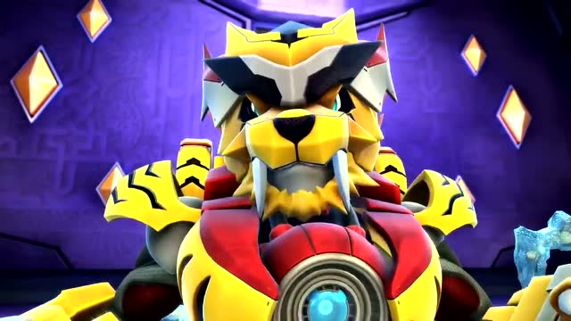 猪猪侠:五灵卫们战成一团,机械怪物有点战不过来了