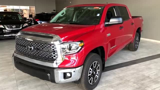 2021款丰田坦途trd版到店,按下钥匙看到内饰,才知道有多霸气