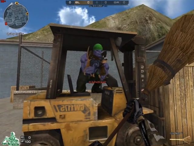 穿越火线:肿瘤哥在cf里当工程队队长!