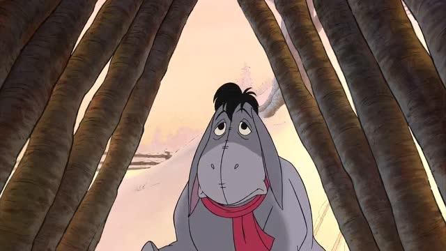 小猪历险记:屹耳被埋进雪里带到自己的房子前,他很满意这个新房子!