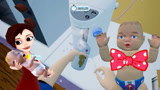 宝宝爱捣乱：宝宝肚子饿了，塔米泡奶粉时烫到了手，痛死了！