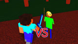 ROBLOX模拟器：巴迪老师对战史蒂夫，尺子把钻石剑打断了！