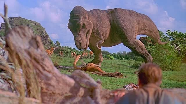 侏罗纪公园:霸王龙依旧还是陆地恐龙之王!