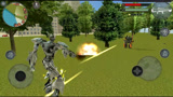 战机机器人英雄：机器人被汽车人围攻，只得立即反击！