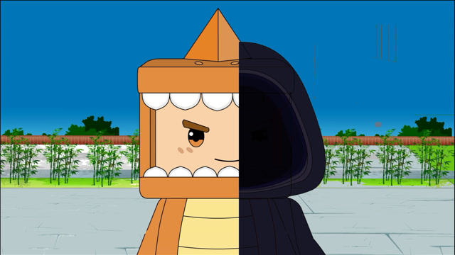 迷你大陆动画第270集:龙族长老变成假迷斯拉参加试炼之门