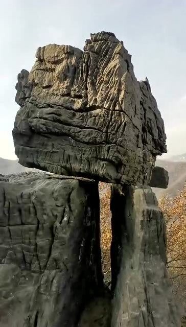 济源市天下第一奇石:风动石!绝对打破力学常规!