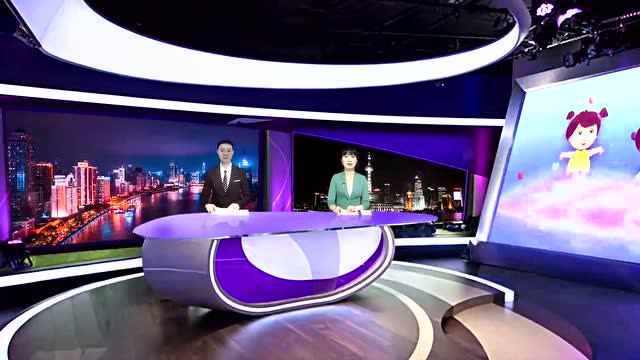 vmix专用虚拟集 新闻直播间演播室场景综艺访谈节目主持人抠像背景