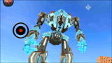 机械鲨英雄：机械鲨变成直升机机器人，空中打击目标！