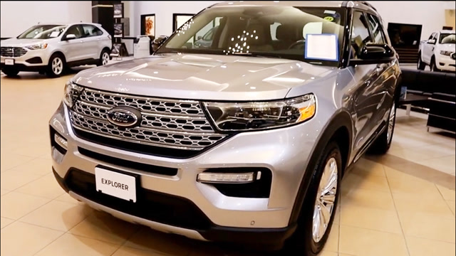 2021款福特探险者到店实拍,坐进驾驶室看到配置,不要太喜欢了