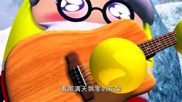 果宝特攻:菠萝吹雪造型独特,唱歌给小薇