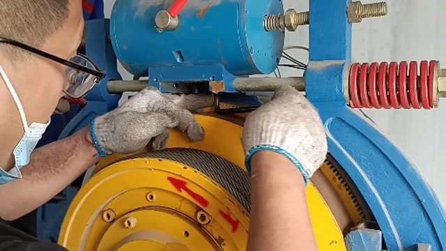 电梯抱闸制动器更换过程记录