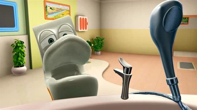 卫浴也疯狂第2集1:马大嘴如果说话可以赶走垃圾就好了